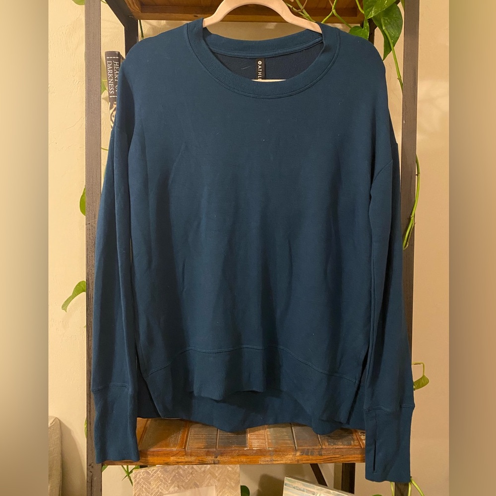 Athleta Coaster Luxe Recover High Hip Sweatshirt Size: xs